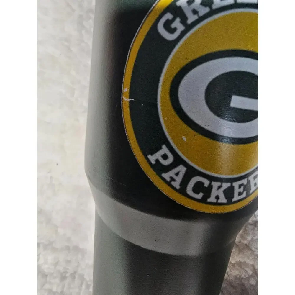 Unbranded NFL Football Green Bay Packers Tumbler Metal Green 8" - Picture 4 of 15